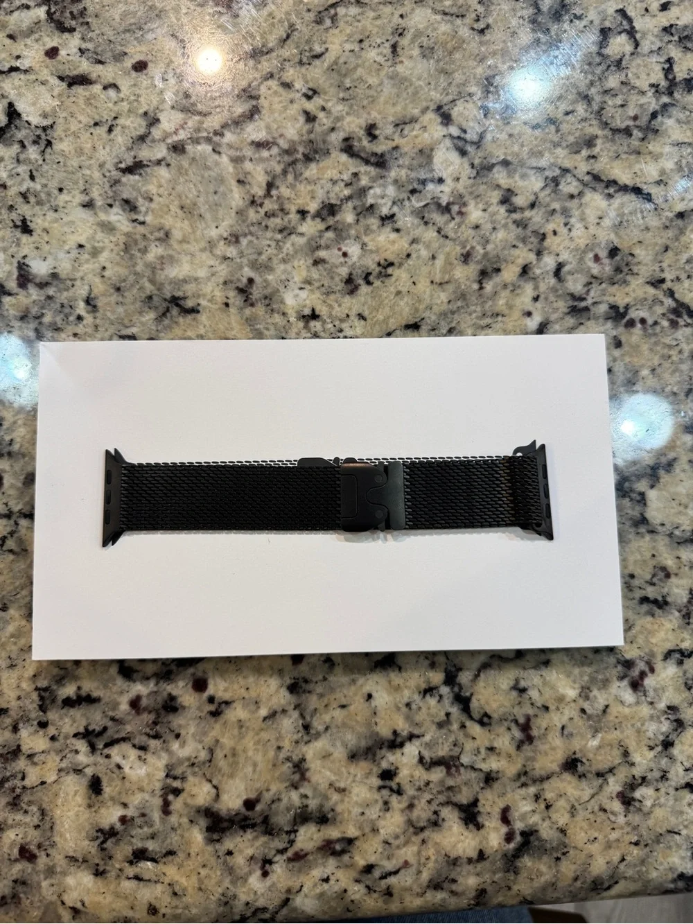 49mm Apple Black Titanium Milanese Loop Medium